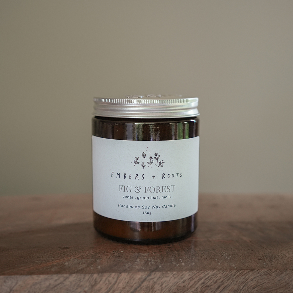 Fig & Forest soy wax candle