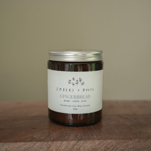 gingerbread soy candle