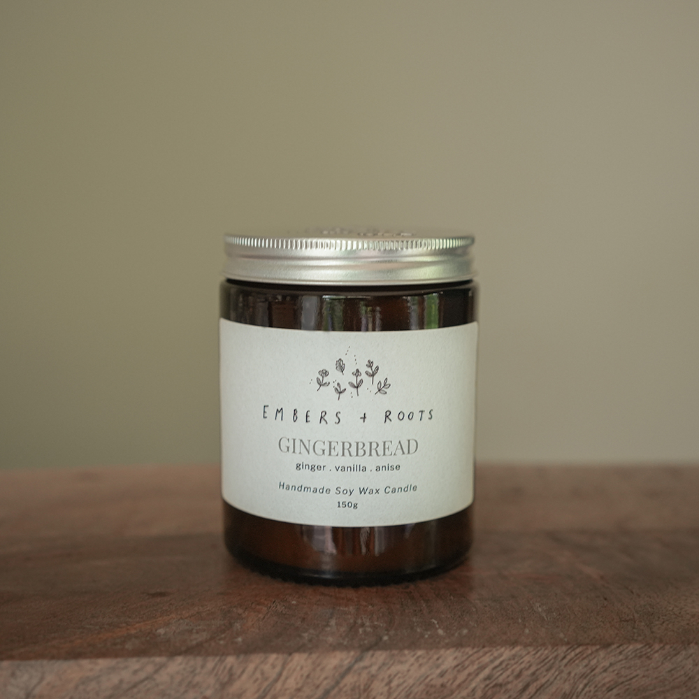 gingerbread soy candle