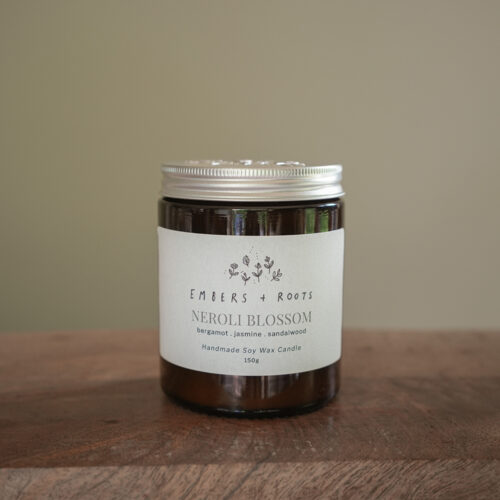 neroli blossom soy wax candle
