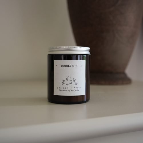 cocoa nib soy candle