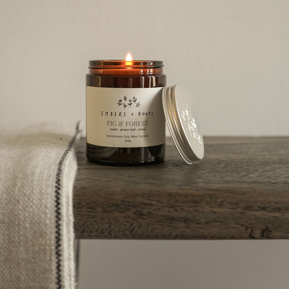 Fig & Forest soy wax candle